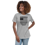 America Back to Back  World War Champs Women's Relaxed T-Shirt