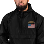 American Tab with Flag Embroidered Champion Packable Jacket
